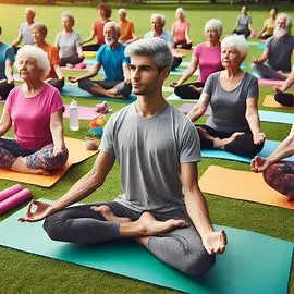 posturas de yoga para ancianos